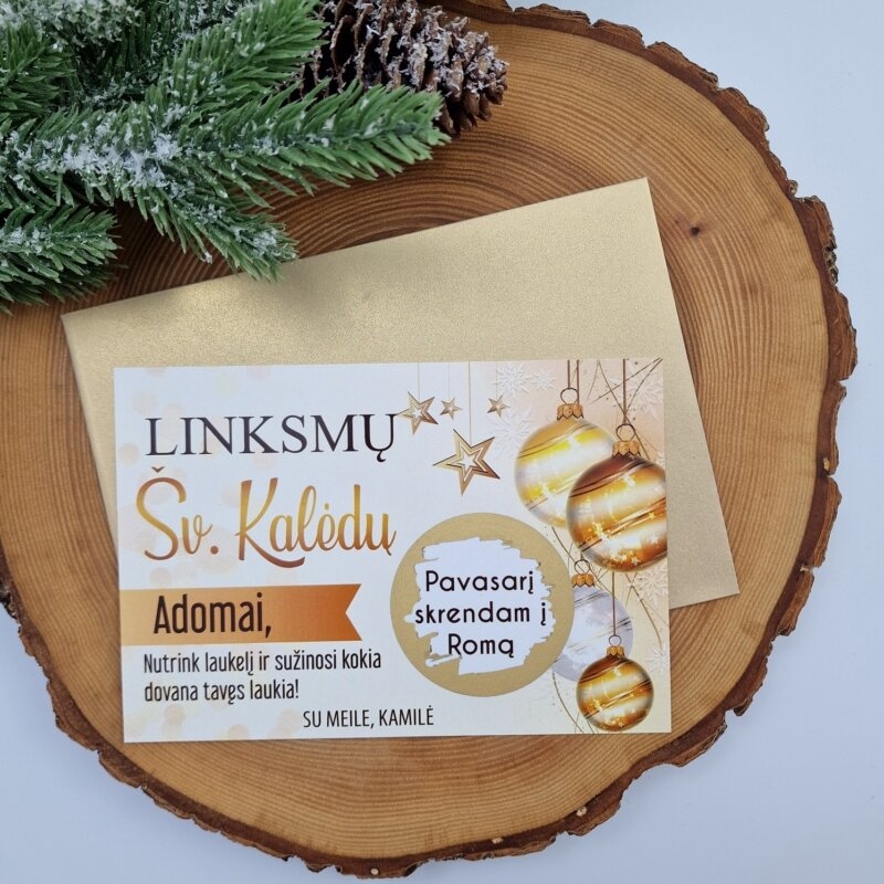 Personalizuotos Kalėdinės dovanos